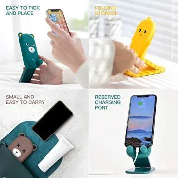 Adorable Adjustable Cell Phone Stand for Any Age Group