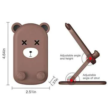 Adorable Adjustable Cell Phone Stand for Any Age Group