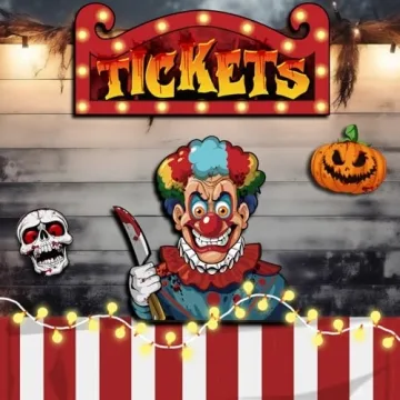 Cinrobiye Halloween Evil Circus Trunk or Treat Car Decor Kit