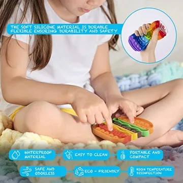 Pop Its Fidget Toys Pack - Stress Relief & Sensory Fun