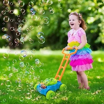 Lydaz Bubble Lawn Mower for Toddlers 1-3 Years