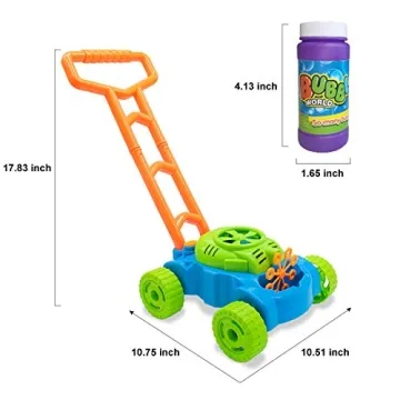 Lydaz Bubble Lawn Mower for Toddlers 1-3 Years