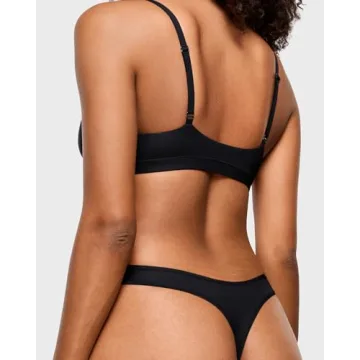 INLYRIC Women's Inbarely Soft Thong 3 Pack for Comfort