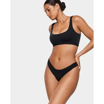 INLYRIC Women's Inbarely Soft Thong 3 Pack for Comfort