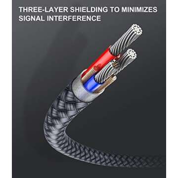 Elebase Micro HDMI Cable 6.6 FT,4K 60Hz Micro HDMI Cord Compatible for Raspberry Pi 4 4b,GoPro Black Hero 10 7 6 5 4,Sony Camera A6000 A6300,Nikon B500,Lenovo Yoga 3 Pro 710,Canon