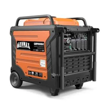 GENMAX Portable Generator, 9000W Super Quiet Gas Powered Engine with Parallel Capability, Remote/Ele...