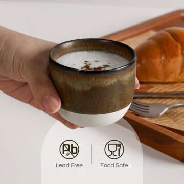 INGOFIN Espresso Cup Set - Stylish & Durable Coffee Mugs