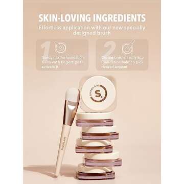 SHEGLAM Full Coverage Foundation Balm - Hydrating & Long-Lasting