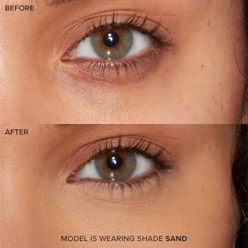 Too Faced Born This Way Super Coverage Multi-Use Concealer | Full Coverage, Oil Free, Long Lasting + Hydrating, Full Size, 0.46 Fl Oz, Sand