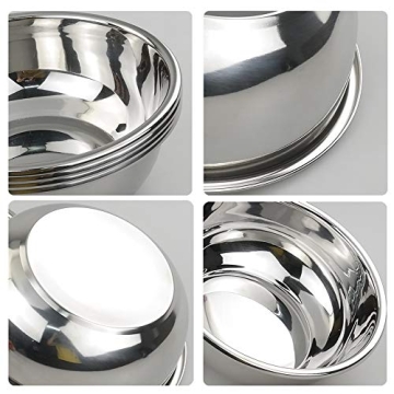 Doryh Stainless Steel Mixing Bowls Set of 4 for Cooking
