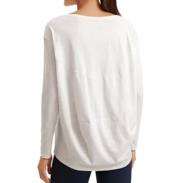 CRZ YOGA Pima Cotton Long Sleeve Workout Shirts - Stylish & Comfortable