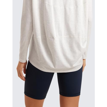 Stylish CRZ YOGA Long Sleeve Workout Shirts for Women