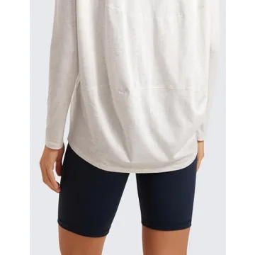 Stylish CRZ YOGA Long Sleeve Workout Shirts for Women