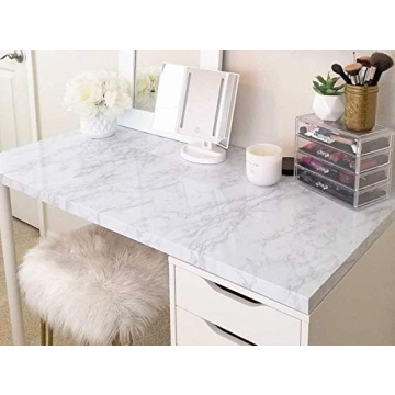 Marble Peel and Stick Wallpaper Granite Wall Paper for Old Furniture Self Adhesive and Removable 17.7 inch x 78.7 inch Marble Contact Paper for Countertops Easy to Apply
