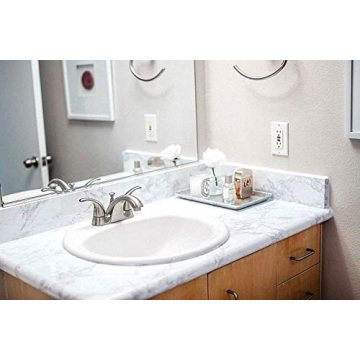 Marble Peel and Stick Wallpaper Granite Wall Paper for Old Furniture Self Adhesive and Removable 17.7 inch x 78.7 inch Marble Contact Paper for Countertops Easy to Apply