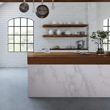 Marble Peel and Stick Wallpaper Granite Wall Paper for Old Furniture Self Adhesive and Removable 17.7 inch x 78.7 inch Marble Contact Paper for Countertops Easy to Apply