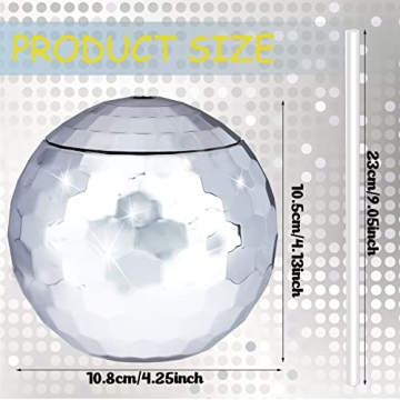 6 Sparkly Disco Ball Cups for Memorable Parties