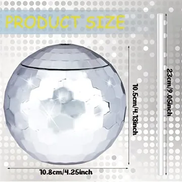 6 Sparkly Disco Ball Cups for Memorable Parties