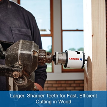 Durable LENOX Hole Saw for Wood, Plastic, and Metal