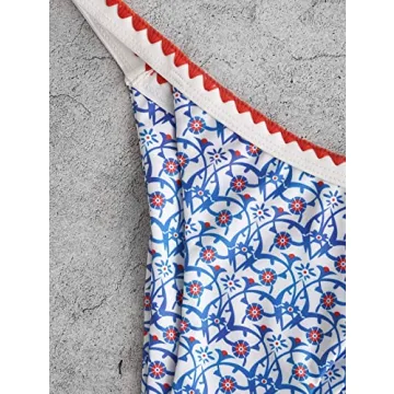 ZAFUL Bohemian Push Up Bikini Set for Stylish Summer Fun