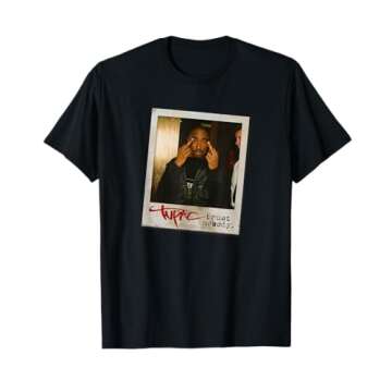 Tupac Trust Nobody Photo T-Shirt with Vibrant Prints for Music Lovers