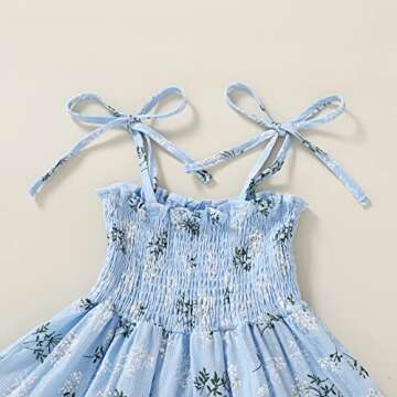 YOUNGER TREE Toddler Baby Girls Rainbow Dress Princess Sleeveless Halter Beach Tutu Sundress (2-3T, ...