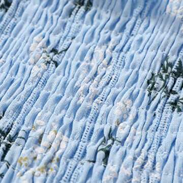 YOUNGER TREE Toddler Baby Girls Rainbow Dress Princess Sleeveless Halter Beach Tutu Sundress (2-3T, Blue Floral)