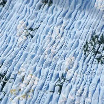 YOUNGER TREE Toddler Baby Girls Rainbow Dress Princess Sleeveless Halter Beach Tutu Sundress (2-3T, Blue Floral)