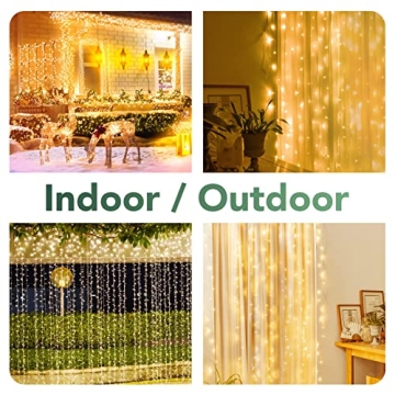 MAGGIFT 304 LED Curtain Lights for Indoor & Outdoor Decoration