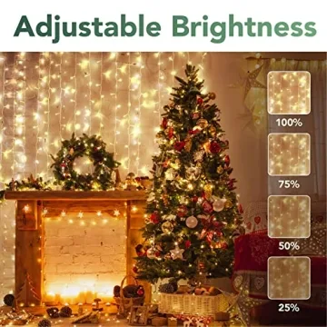MAGGIFT 304 LED Curtain Lights for Indoor & Outdoor Decoration