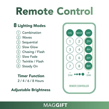 MAGGIFT 304 LED Curtain Lights for Indoor & Outdoor Decoration