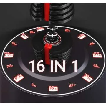 Yaheetech Adjustable Dumbbell Set 25/40/52.5/90LBS Adjustable Dumbbells Fast Adjust Dumbbell Weight Set with Anti-Slip Handle and Tray for Men/Women Home Gym Strength Training Equipment Single/Pair