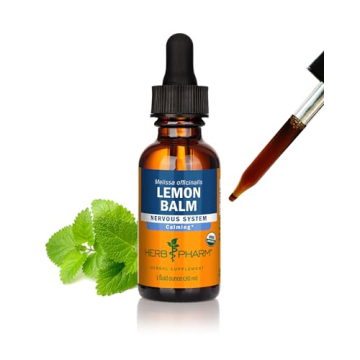 Herb Pharm Lemon Balm Extract for Stress Relief & Relaxation