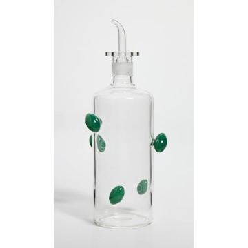 Elegant 550ml Hand-Blown Olive Bottle by Maison Balzac