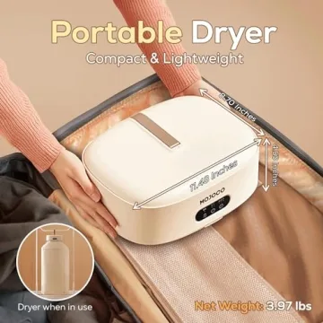 Mojoco Portable Clothes Dryer for Easy Travel & Home Use
