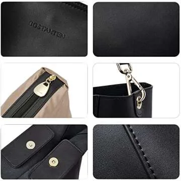 Stylish BOSTANTEN Women's Leather Tote Bags for All Occasions