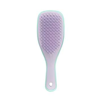 Tangle Teezer Ultimate Detangler Hairbrush Duo, Eliminates Knots & Reduces Breakage for All Hair Types, Regular & Travel-Size, Apricot Blaze and Wisteria Leaf