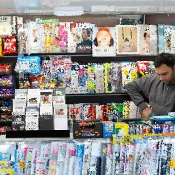 Queekay 6 Tier Wire Countertop Rack black Comic Book Holders Wide Wire Magazine Rack Tabletop Display Stand for Table Top Book Brochure Literature Comic Greeting Card Shelf Holder Stand