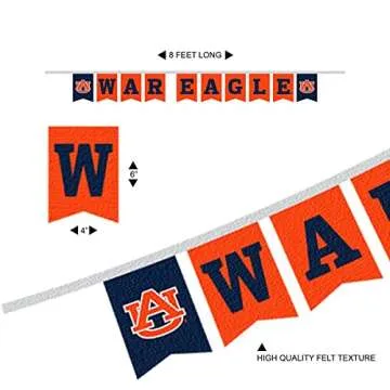 College Flags & Banners Co. Auburn Banner String Pennant Flags