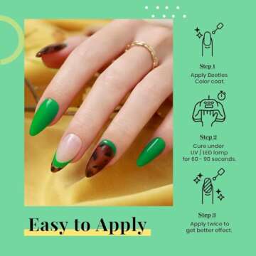 Beetles Green Gel Nail Polish for Stunning Manicures