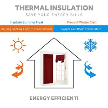 RYB HOME Blackout Curtain for Ultimate Privacy and Style