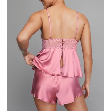 Luxury Satin Cami Set - Perfect Loungewear for Women