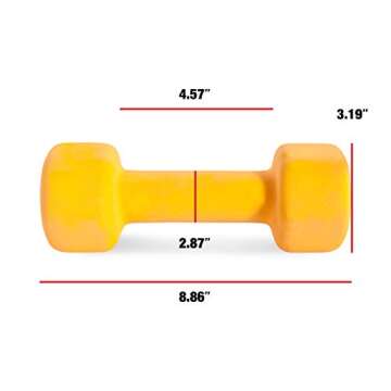 Versatile CAP Barbell Neoprene Coated Dumbbells Available in Various Sizes