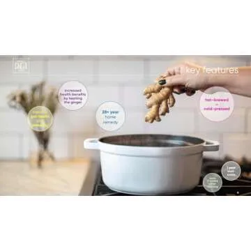 Annie's Ginger Elixir, 17oz 6-Pack, Pure Natural Organic Tonic Ginger Shot, Digestive Cleanse Boosts Immune Defense, Daily Gut Health and Wellness, Non-GMO Beverage