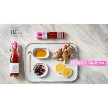 Annie's Ginger Elixir, 17oz 6-Pack, Pure Natural Organic Tonic Ginger Shot, Digestive Cleanse Boosts Immune Defense, Daily Gut Health and Wellness, Non-GMO Beverage