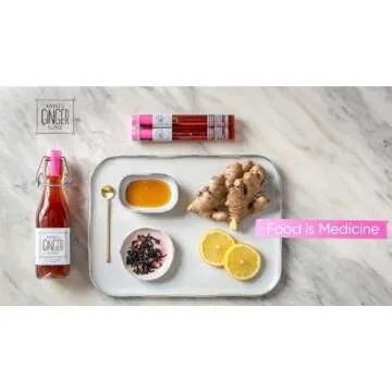 Annie's Ginger Elixir, 17oz 6-Pack, Pure Natural Organic Tonic Ginger Shot, Digestive Cleanse Boosts Immune Defense, Daily Gut Health and Wellness, Non-GMO Beverage