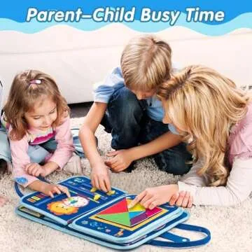 Toddler Busy Board Montessori Educational Toy for Ages 1-4