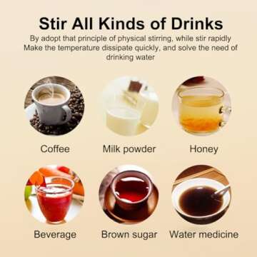 Smart Self-stirring Coffee Mug with LCD Thermometer