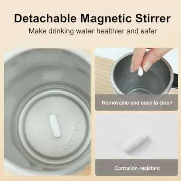 Smart Self-stirring Coffee Mug with LCD Thermometer