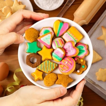Mini Cookie Cutter Set Stainless Steel Fun Shapes Baking Crafts